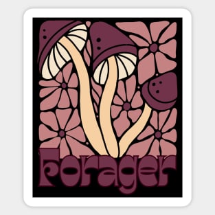 Mushroom Forager Sticker